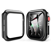 MyBat Fusion Protector Case (with Tempered Glass Screen Protector) for Apple Watch Series 4 44mm/Watch SE (2022) 44mm / Watch SE 44mm - Transparent ClearMyBat Pro